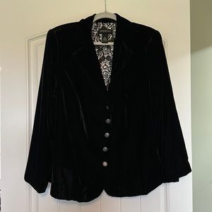 Lane Bryant Velvet Jacket